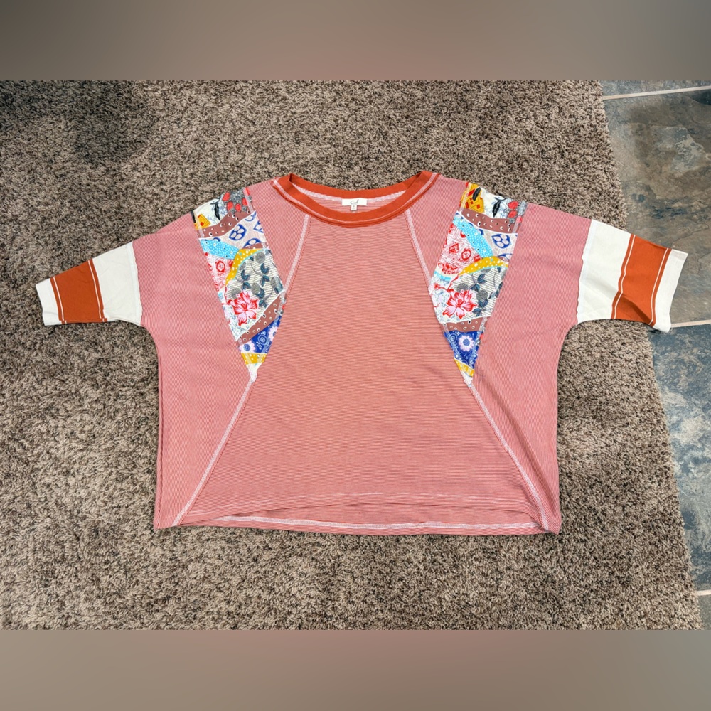 Three Bird Nest/Easel Patchwork Top - image 1